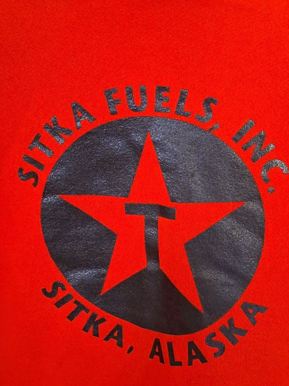 Vintage 90s Sitka Fuels Inc. Sitka Alaska Petroliana Hoodie